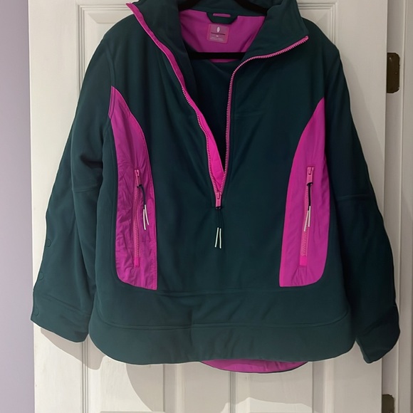 NWOT | Free People Movement | Climber Fleece in Bayberry Combo | Size XS - Picture 4 of 5